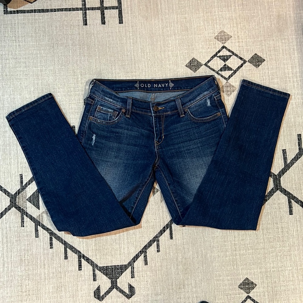 Old Navy Dark Wash Skinny Jean Dark Wash size - 2
